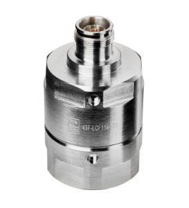 Connecteur métallique avec vis filetée et ouverture circulaire en haut