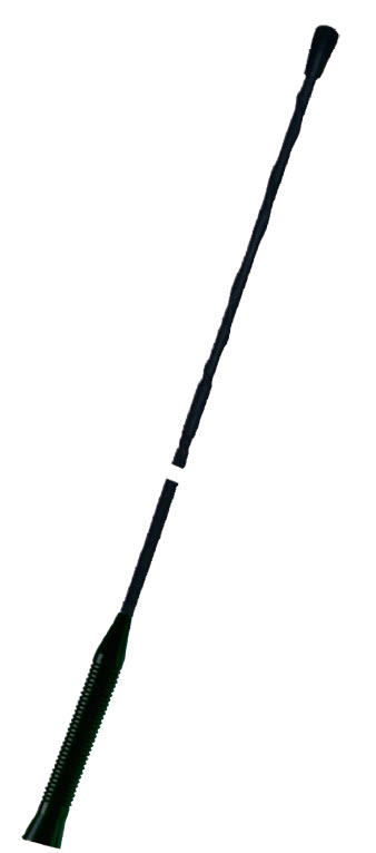 7000-00527200_pro_01.jpg Zwarte telescopische antenne in twee delen.
