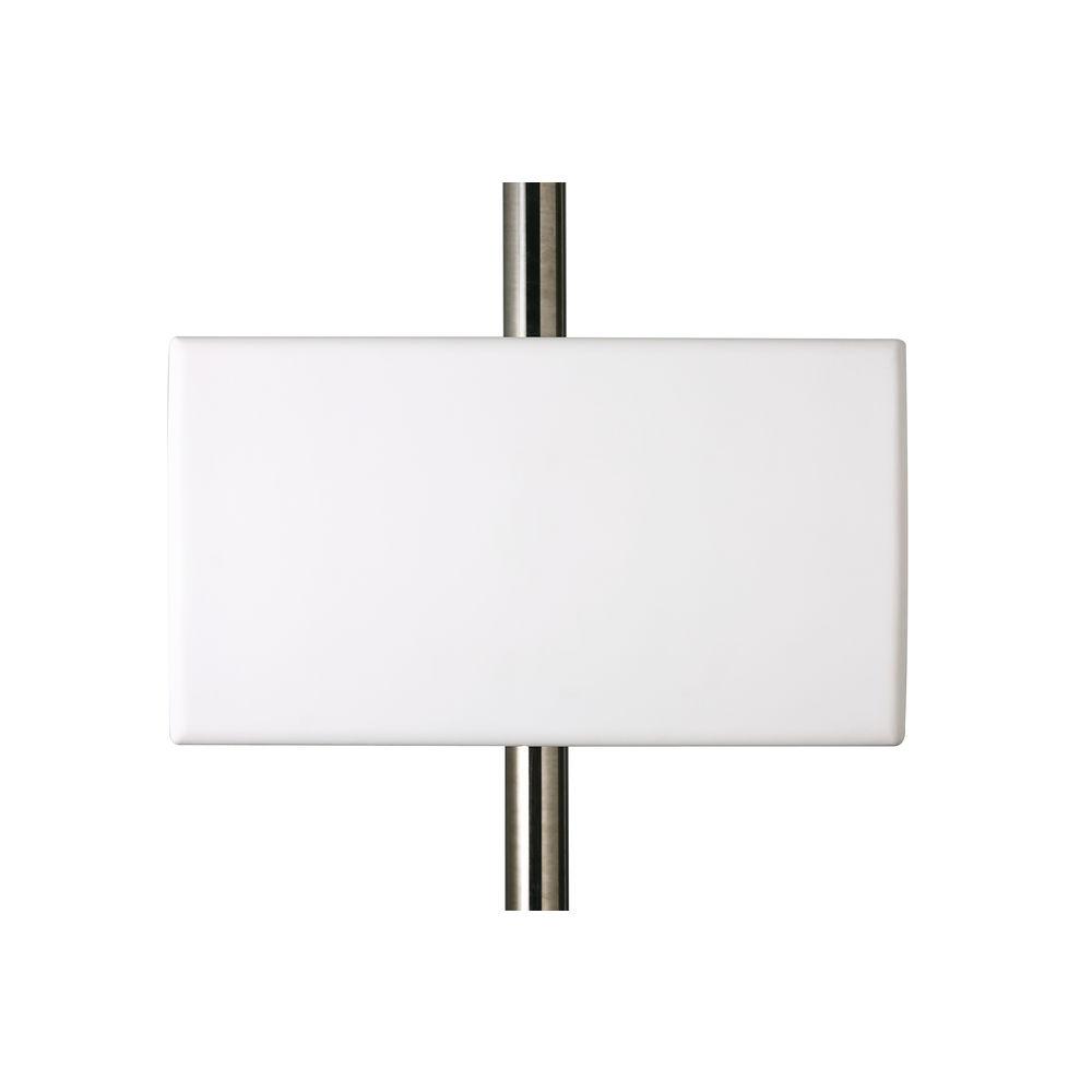 7000-00041600_com_01.jpg Rechthoekige witte lampenkap, verticaal gemonteerd.