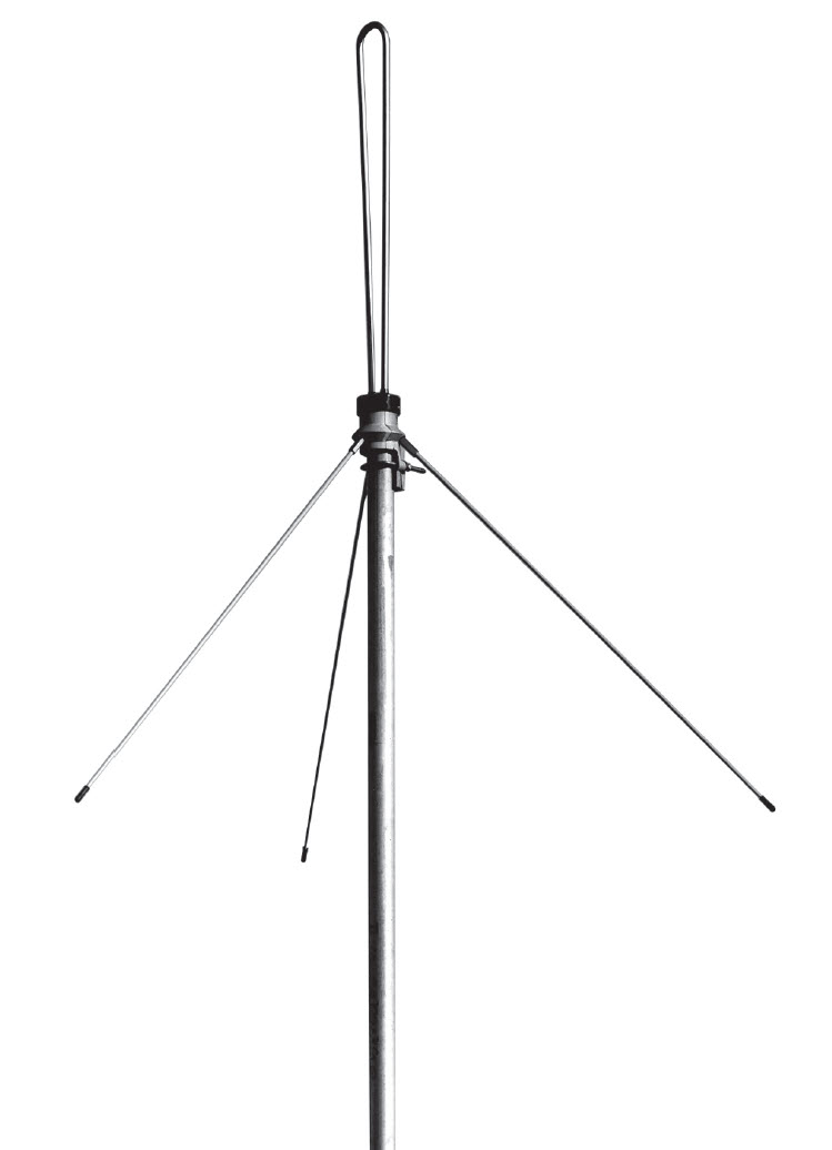 7000-00751383_sho_01.jpg VHF-antenne met vier staven op een mast.