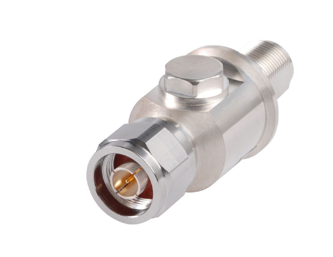 7000-00026800_com_01.jpg Metalen coaxiale connector met ronde vorm en schroefverbinding.