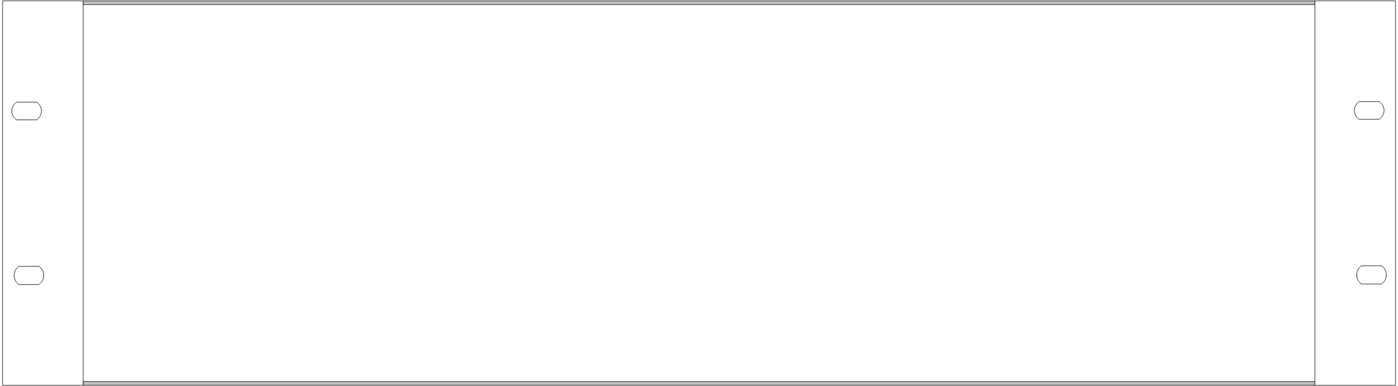Blank multiple-page sheet of paper with holes on the edge.