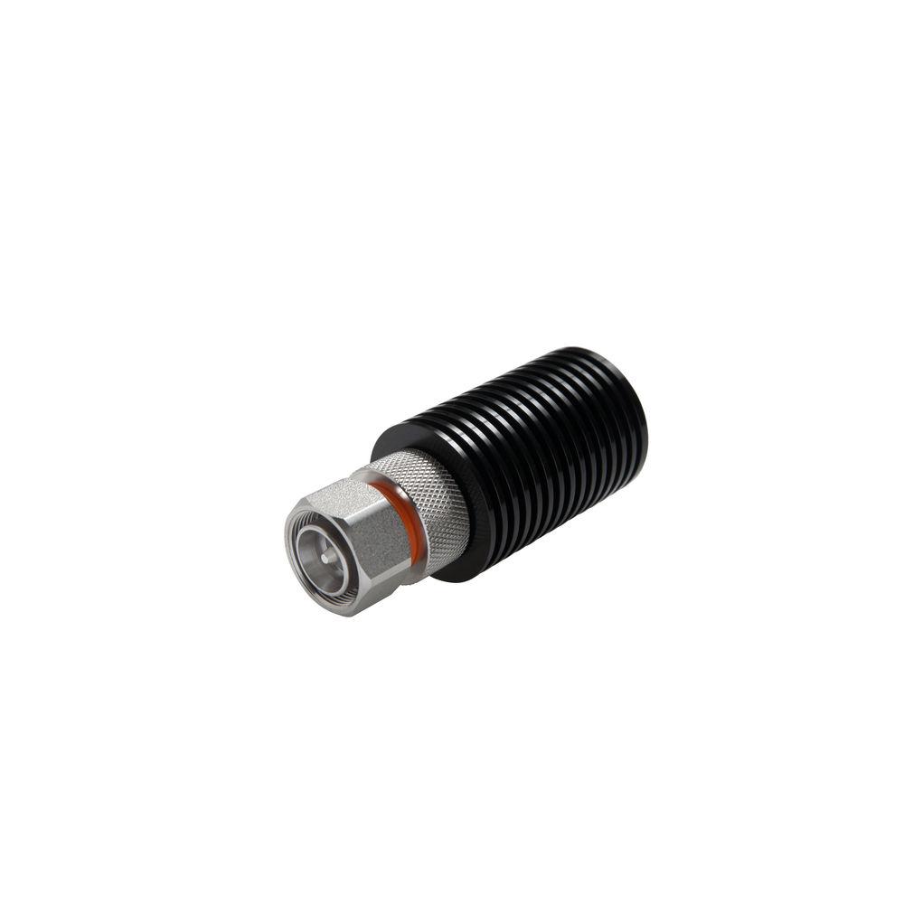 Adaptateur conique en métal avec cylindre noir nervuré.