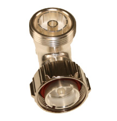 Metalen slangverbinding met rode afdichtring