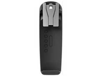 Télécommande noire pour système d'enregistrement avec boutons gris