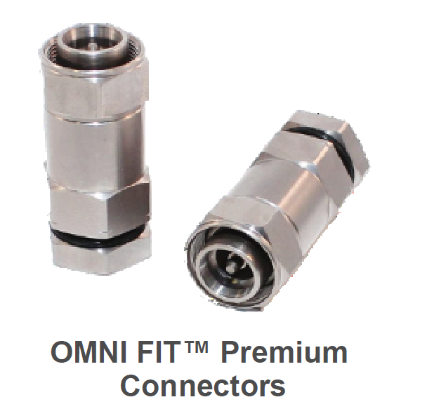 Twee zilveren metalen connectoren, één staand, één liggend.