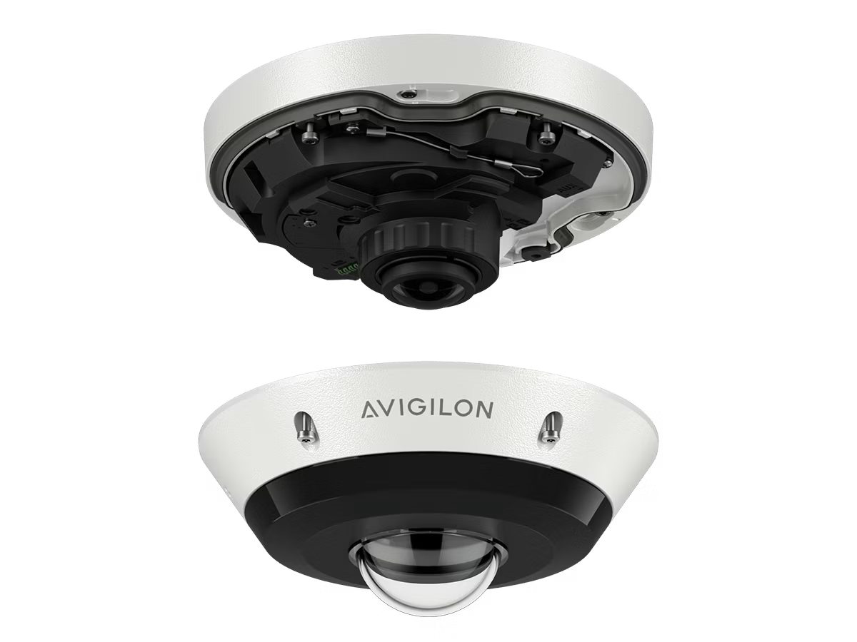 Two parts of a security sensor unit in disassembled view.